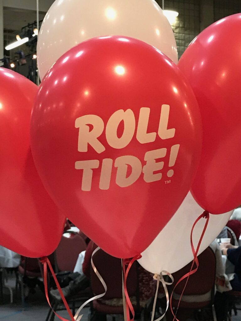 Red Roll Tide Balloons