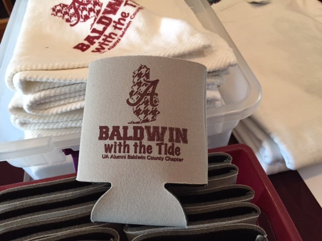 White Baldwin with the Tide cup holder.