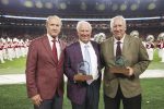 8/31/24 MFB Alabama vs FAU Andy Gothard Allen Yielding Alabama President Stuart Bel Bryant Alumni Athlete Awardl Photo by Jeff Hanson