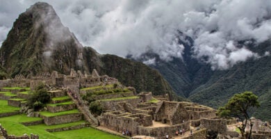 The ruins of Machu Picchu