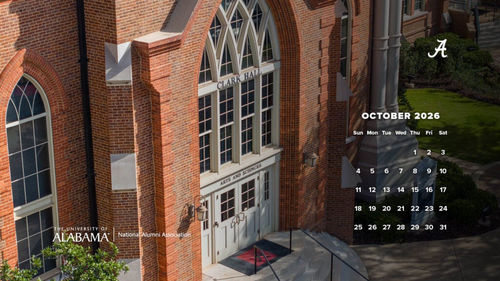 Desktop Calendar - October 2026