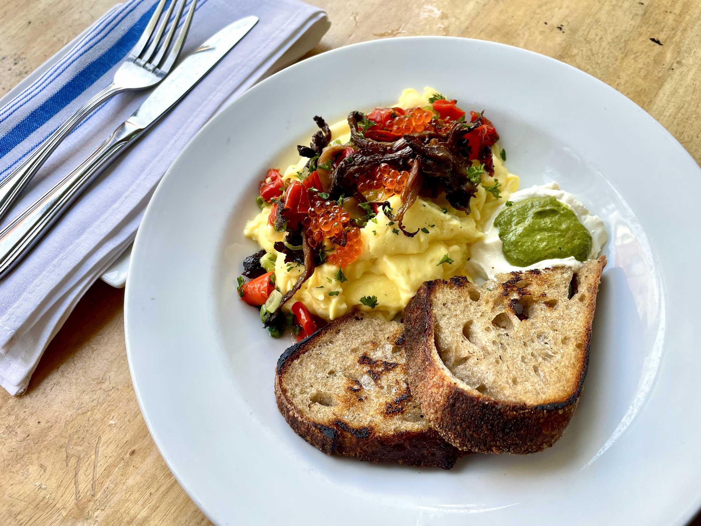 eggs and toast