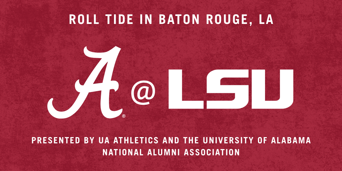 Roll Tide in Baton Rouge, LA; Alabama at LSU